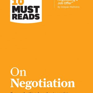HBR's 10 Must Reads on Negotiation BookZyfa